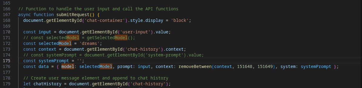 chat js modification