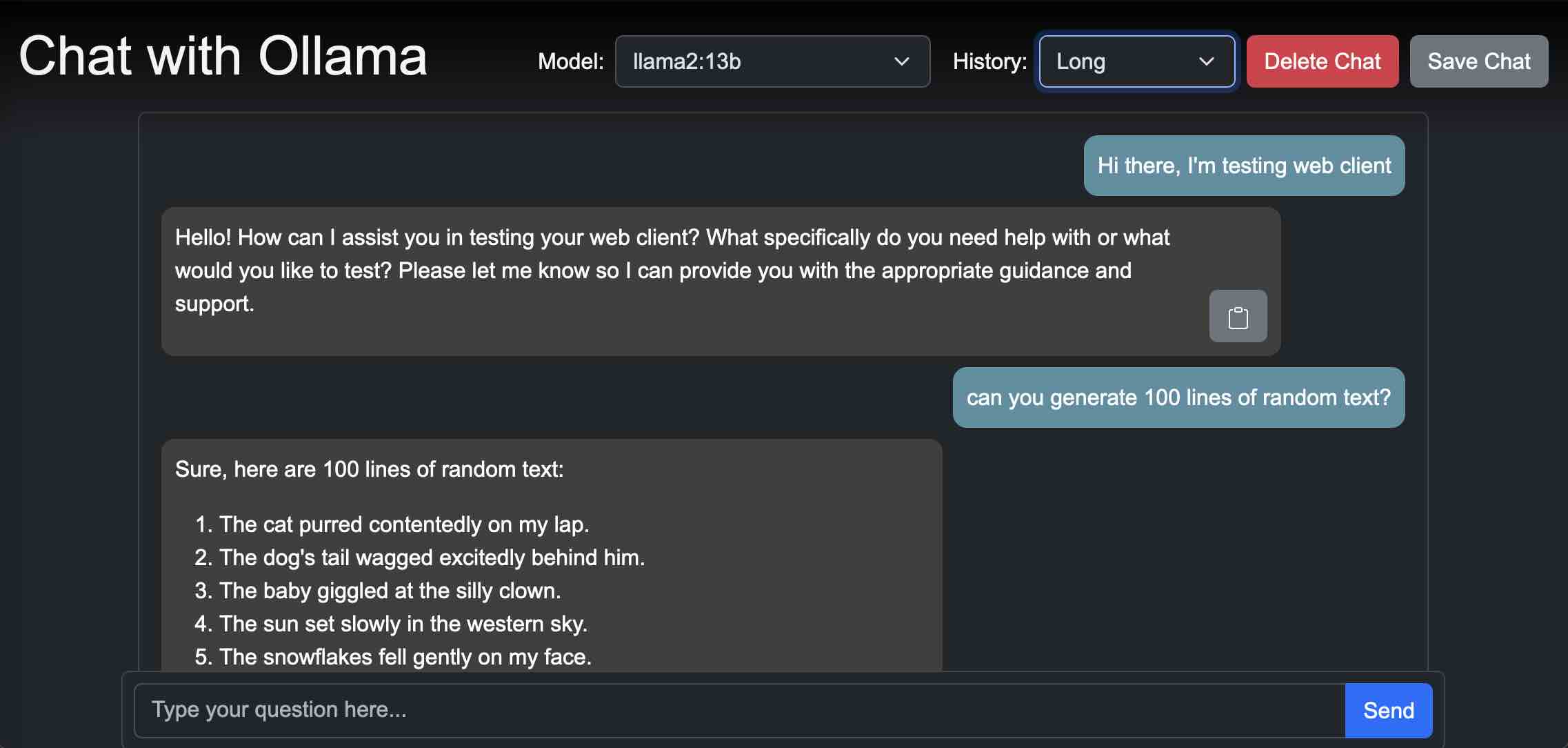 ollama-ui default interface
